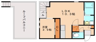 Grandtic At Ease(アット イーズ)大橋の物件間取画像